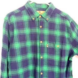 Buffalo Jackson FAIRBANKS FLANNEL SHIRT BRAND NEW Sz L 100% Cotton!!